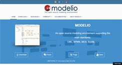 Desktop Screenshot of modelio.org