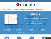Tablet Screenshot of modelio.org